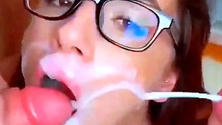 Finnish Cumslut JenKowski Bukkake