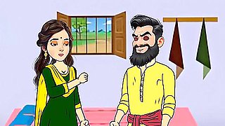 Shower Neeche Chudai, Hindi Sex Story With Car Toon