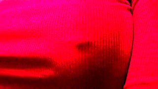 Blonde babe CFNM giving handjob to BFF