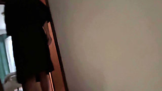 Door Left Open - Stepmom Pee Collection for Her Stepson