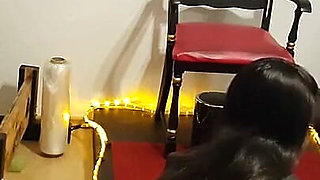 Curvy Dominatrix Delivers Facesitting to Her Leather Slave