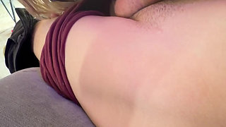 Giuliana gives a and licks the balls