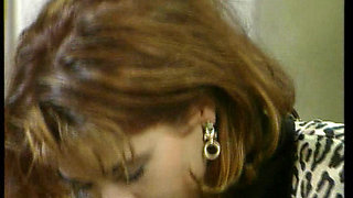 Pantyhose wearing German redhead doll gets anally drilled and filled