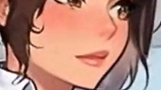 Waifu Secretary POV - Latina & Colored Hair Office Close-up Teasing