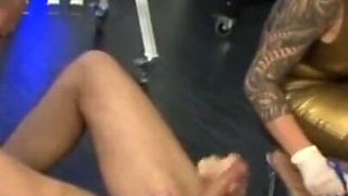 Sex toys and guy hand penetrated in ass