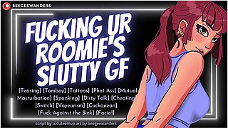 Your Roomies Bi Girlfriend Is A Total Slut For You Blowjob Switch Audio Roleplay