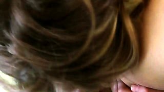 Blonde and Brunette Lesbians Seduce with Ass Licking, Face