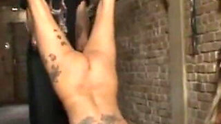 Humiliating wax play and wrapped in foil