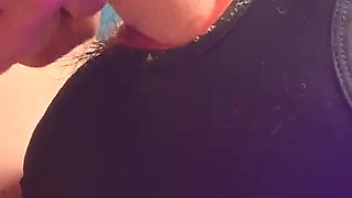 Mistress Tied Her Slave to the Bed and Fucked Him Deep in His Mouth