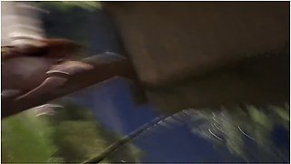 Risky Masturbation At The Bus Stop Next To The Hot Girl!