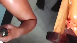 She Held Selfie Stick to Make Sure Her Big Soft Ass Is All on the Screen Fucked