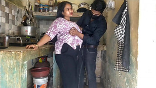 I Fucked My Step Sister in the Kitchen - Risky Quickie Before Parents Come Home