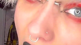 Lipstick Fetish JOI Handjob Jerk off Encouragement Taboo Black Lipstick Dirty Talk Glitterqueen1999