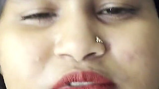 Hot Desi Aunty Giving Risky Blowjob to Nephew in Kitchen - Homemade