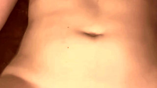 Slut having her pussy spanked on the couch