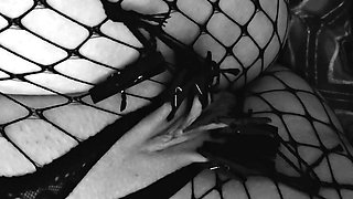 BDSM-Session with my wife - Final: clamps, licking, slapping, squirting , release clamps