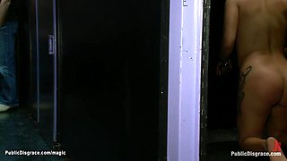 Curvy ass Latina anal fucked in public