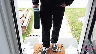 Electrician Seduced by a Housewife - Foot Worship & Footjob Fantasy