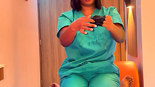 POV Sensual Latina Massage - Relaxing Music, HJ & Blowjob Finish