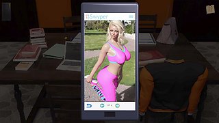 Redhead teens in a hentai visual novel adventure