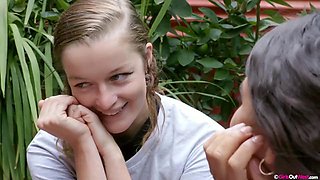 Rubi Valentines Cute Brunette Hardcore Date with Hairy Pussy Fuck