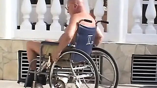 Old & Young Babe Takes a Giant Cock in the Garden
