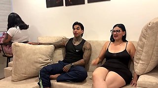 I fucked my stepmom right behind my stepsister's back