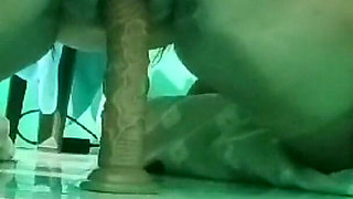 Sexy Filipina MILF Riding & Bouncing on a Dildo