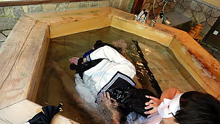 Dripping Uniform, Restrained in a Bathtub, off-campus Lesson