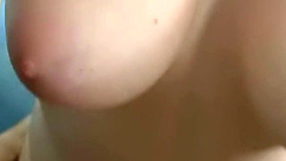Bent Over the Blue Couch - Pale Blonde Gets Licked From Behind