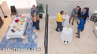 Reality kings - hot Ryan Reid’s work fest turns into a steamy threesome with 2 coworkers