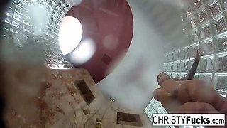Shower BTS Fun With Christy & Dahlia