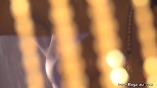 Bollywood nudes. Sexy brunette Indian MILF in her erotic video
