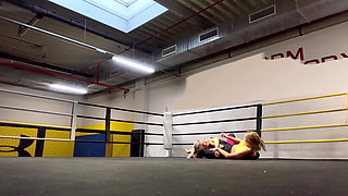 Competetive Female Wrestling with Ginger