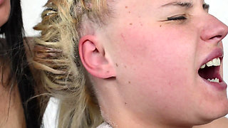 Ear Fetish - by Nia Black and Her Slave Kornelia Blond