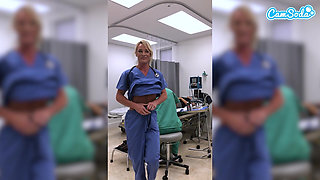 Fit MILF Nurse Gets Fired for Masturbating in the Hospital