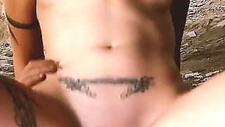 Fucking Hard in a Cave on the Beach