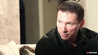 FAMILYxxx featuring John Strong and Ava Taylor's cum on glasses xxx