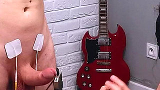 Roman Gets Tied-up, Electrostimulated with Various Toys, and Rewarded with Deep, Shaking Orgasm