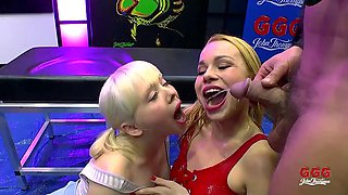 Ian Scott Pounds Rebecca Black  Cherry English in Bukkake Gangbang