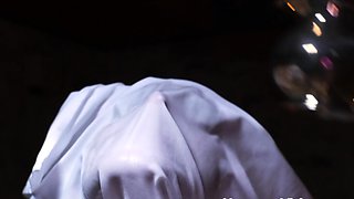 Sinfully mistress punish her male slave