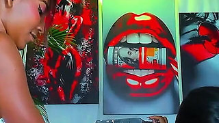 69 in the Shower Water Running While Licking