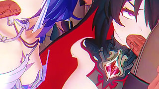 Honkai Impact - Seele Vollerei BBC Rough Sex - 3D Hentai Animations