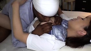 Uniformed Asian GF Blowjob