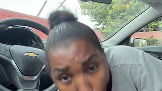 Ebony Car Ride Home with Stranger