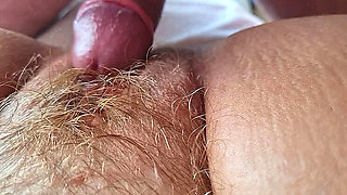 BBW Wife Cheats with Tiny Cock - Hairy Pussy Clit Rubbing & Big Natural Tits Humiliation
