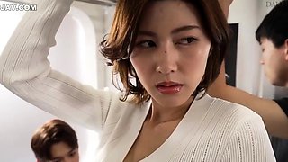 Beautiful Office Lady Gangbang On The Bus.