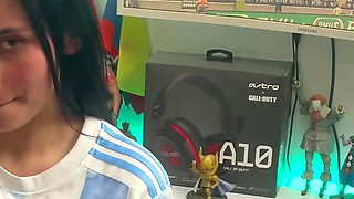 Argentine Girl Loses Bet and Has to Suck a Great Cock