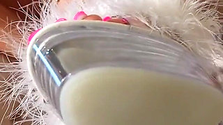 4K Heeljob & Footjob Delight From a Sultry Blonde with Perfect White Long Toenails