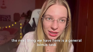 2025 Tasks for Submissives (must Do)